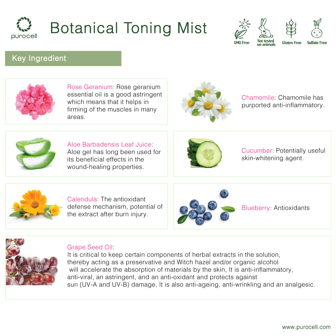 Botanical Toning Mist -Retail Product