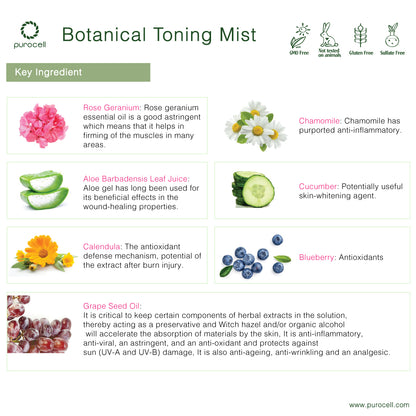 Botanical Toning Mist -Retail Product