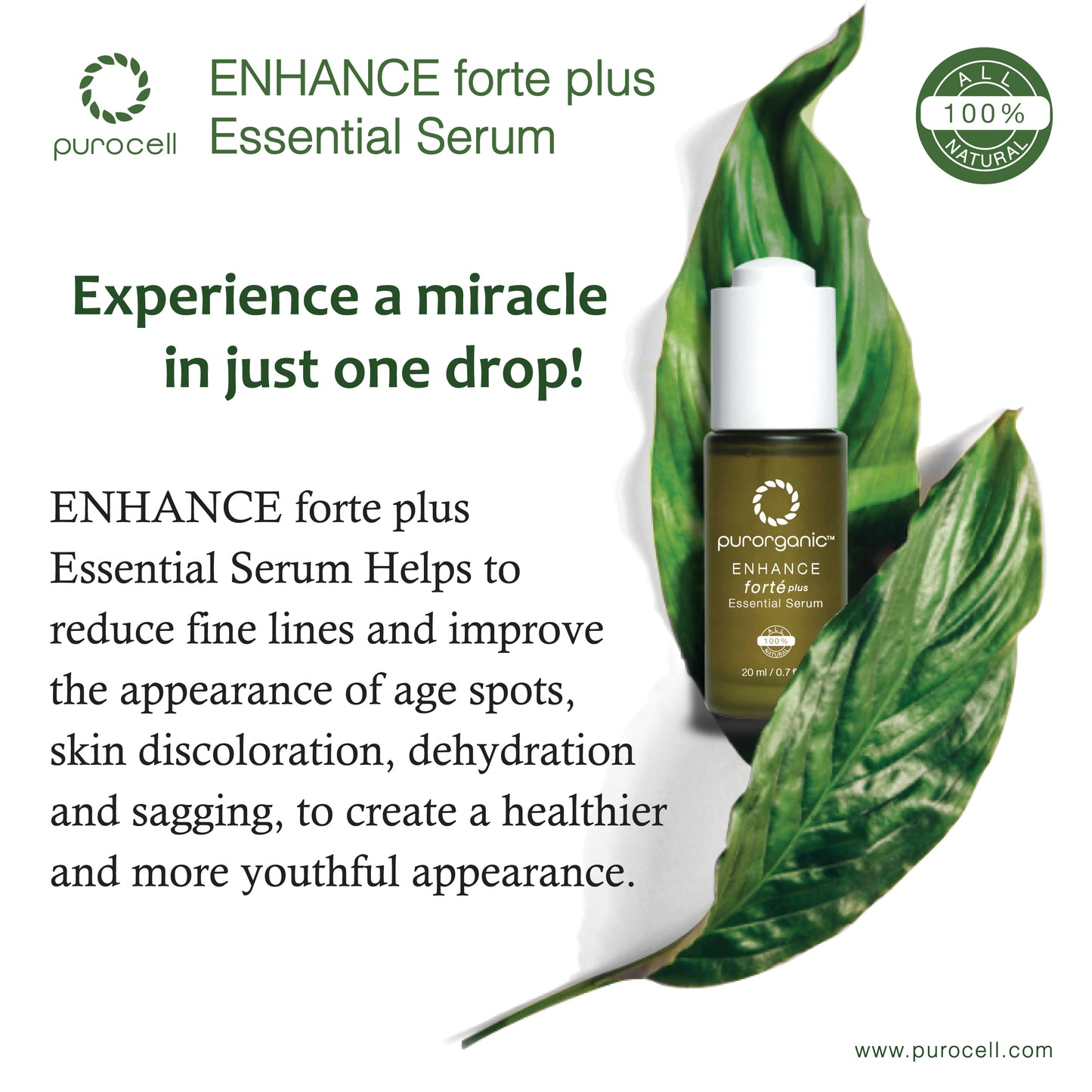 Forte Plus Essential Serum - Retail product