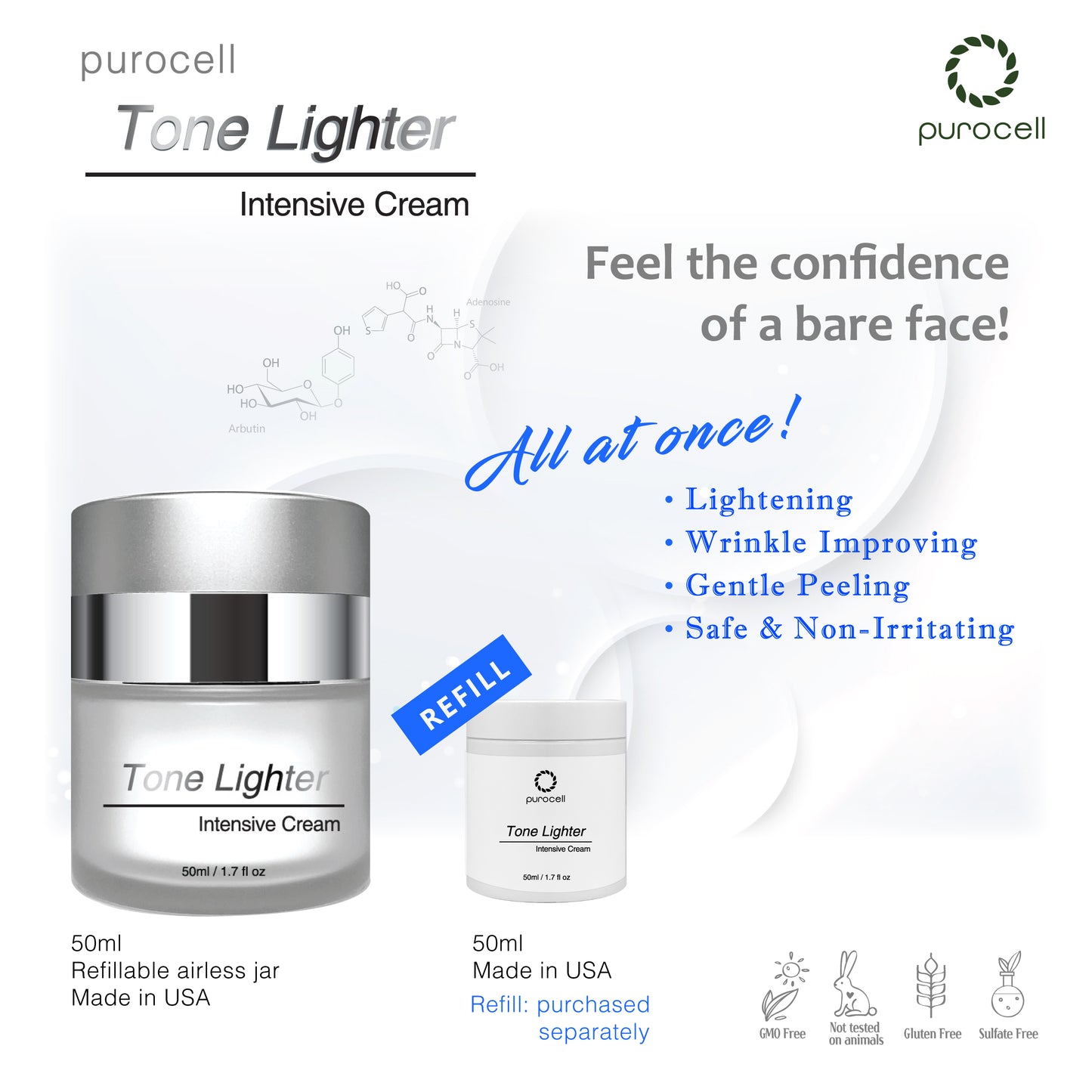 Tone Lighter Intensive Cream  -Retail product