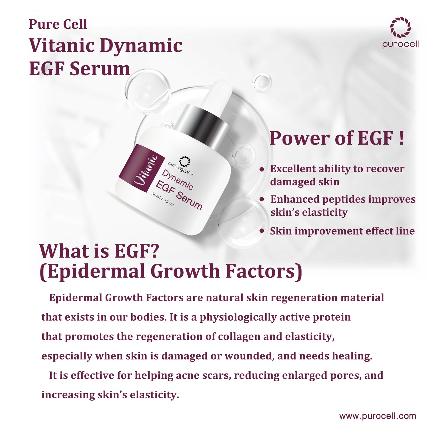 Vitanic Dynamic EGF Serum - retail product