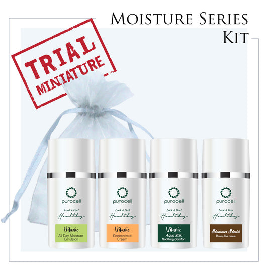 TRIAL MINIATURE COSMETICS KIT - MOISTURE SERIES